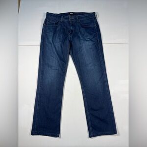 PAIGE Jeans Federal Men’s 33 Stretch Denim Blue Made in USA Fade Cellar